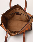 OHLAY KBG334A TOTE Hand Tooled Genuine Leather women bag western handbag purse
