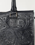 OHLAY KBG334 TOTE Hand Tooled Genuine Leather women bag western handbag purse