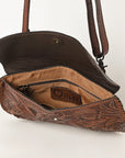 OHLAY WALLET Hand Tooled  Genuine Leather women bag western handbag purse