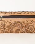 OHLAY WALLET Hand Tooled  Genuine Leather women bag western handbag purse
