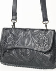OHLAY WALLET Hand Tooled  Genuine Leather women bag western handbag purse