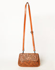 OHLAY WALLET Hand Tooled  Genuine Leather women bag western handbag purse