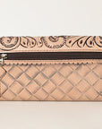 OHLAY WALLET Hand Tooled  Genuine Leather women bag western handbag purse