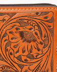 OHLAY Wallet Hand Tooled Genuine Leather Women Bag Western Handbag Purse | Womens Handbags |Leather Belt for Summer