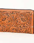 OHLAY Wallet Hand Tooled Genuine Leather Women Bag Western Handbag Purse | Womens Handbags |Leather Belt for Summer