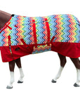 HILASON 1200D Winter Waterproof Poly Horse Printed Turnout Blanket Belly Wrap | Turnout Blankets for Horses