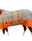 HILASON 1200D Winter Waterproof Poly Horse Printed Turnout Blanket Belly Wrap | Turnout Blankets for Horses