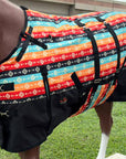 HILASON 1200D Winter Waterproof Horse Turnout Blanket Belly Wrap Tribal