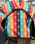 HILASON 1200D Winter Waterproof Horse Turnout Blanket Belly Wrap Tribal