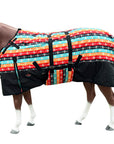 HILASON 1200D Winter Waterproof Horse Turnout Blanket Belly Wrap Tribal