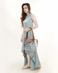 American Darling Hand Tooled Genuine Leather Women Bag Western Handbag Purse