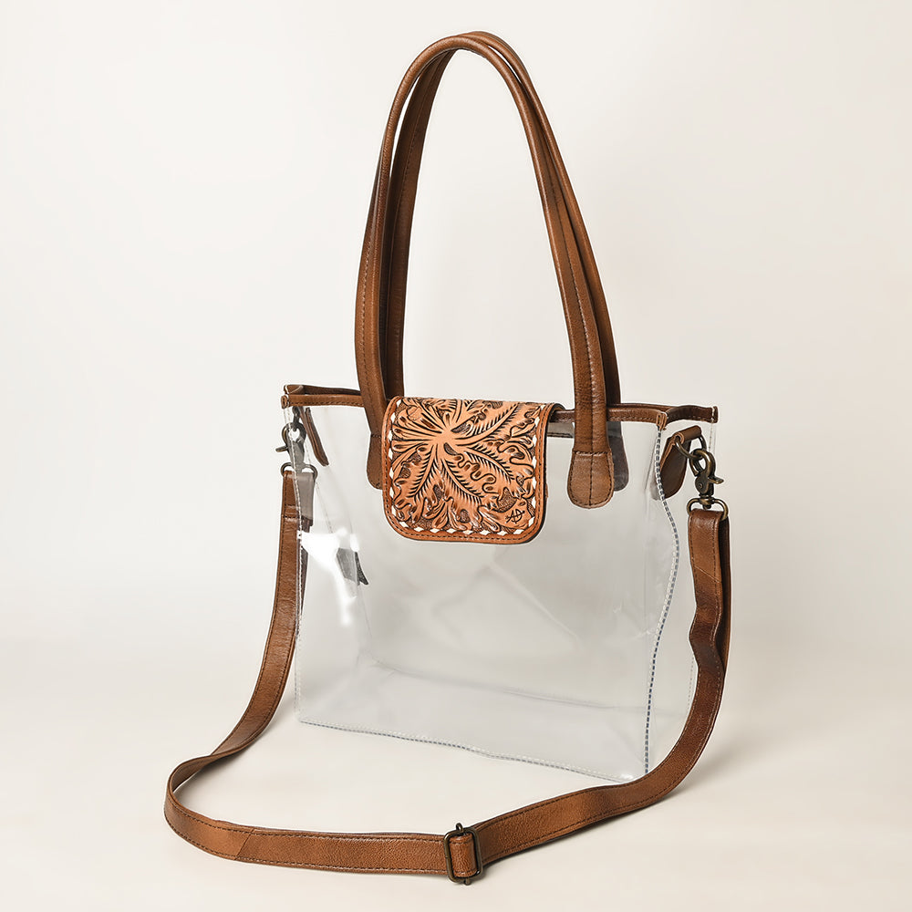 American Darling Hand Tooled Genuine Leather Women Bag Western Handbag Purse