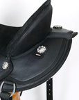 Hilason Horse Trail Pleasure Endurance Synthetic Saddle Black