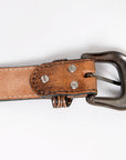 American Darling ADBL112-L Beautifully Hand Tooled Genuine American Leather Belt Men and  Women