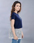 American Darling Hand Tooled Genuine Leather Women Bag Western Handbag Purse