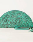 American Darling Clutch Hand Tooled Genuine Leather Women Bag Western Handbag Purse