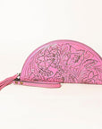 American Darling Clutch Hand Tooled Genuine Leather Women Bag Western Handbag Purse