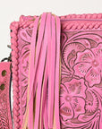 American Darling Hand Tooled Genuine Leather Women Bag Western Handbag Purse