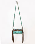 American Darling ADBG1241 Crocodile Embossed Genuine Leather Women Bag Western Handbag Purse