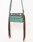 American Darling ADBG1241 Crocodile Embossed Genuine Leather Women Bag Western Handbag Purse
