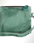 Never Mind Nmbgm133D Wallet Vintage Handmade Genuine Cowhide Leather Women Bag Western Handbag Purse
