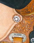 Western Horse Saddle American Leather Flex Trail Barrel Hilason