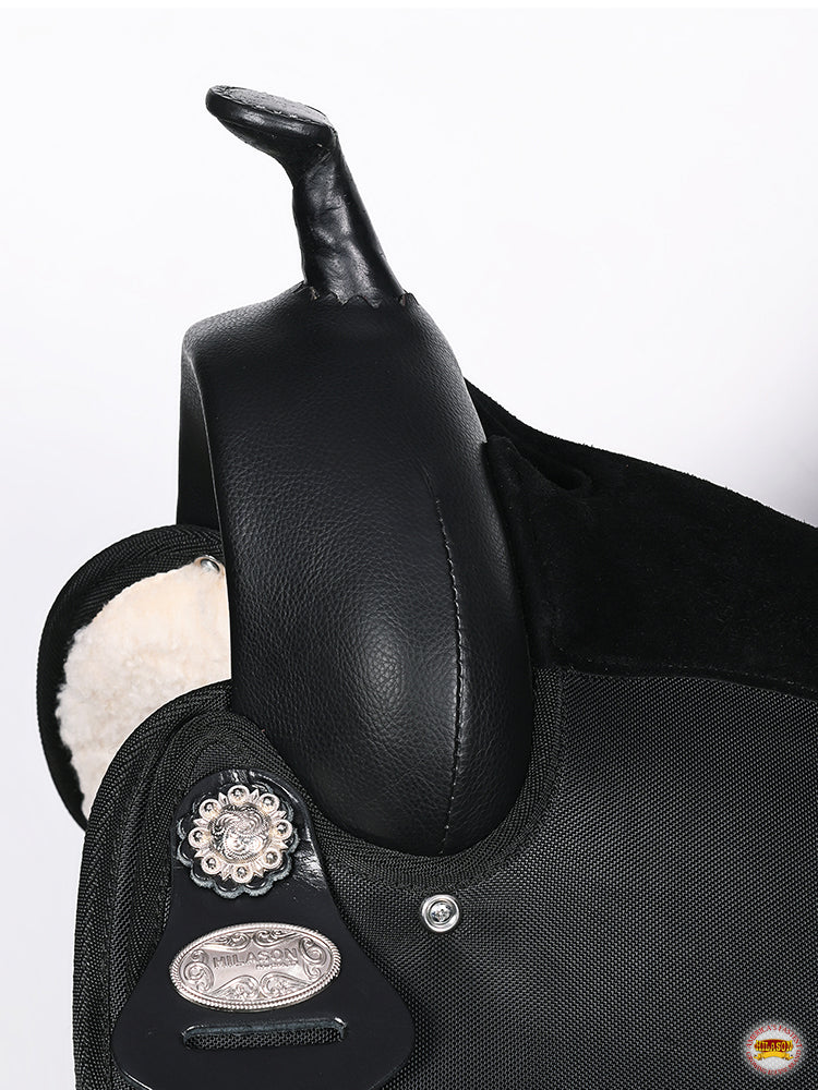 Hilason Flex Tree Western Horse Saddle Cordura Synthetic Trail &amp; Pleasure