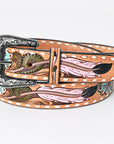 American Darling Beautifully Hand Tooled Genuine American Leather Belt Men and  Women