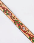 American Darling ADBLF158-L Beautifully Hand Tooled Genuine American Leather Belt Men and  Women