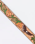 American Darling ADBLF160-L Beautifully Hand Tooled Genuine American Leather Belt Men and  Women