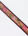 American Darling ADBLF167-L Beautifully Hand Tooled Genuine American Leather Belt Men and  Women
