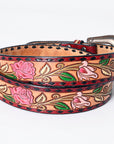 American Darling Beautifully Hand Tooled Genuine American Leather Belt Men and  Women