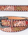 American Darling Beautifully Hand Tooled Genuine American Leather Belt Men and  Women