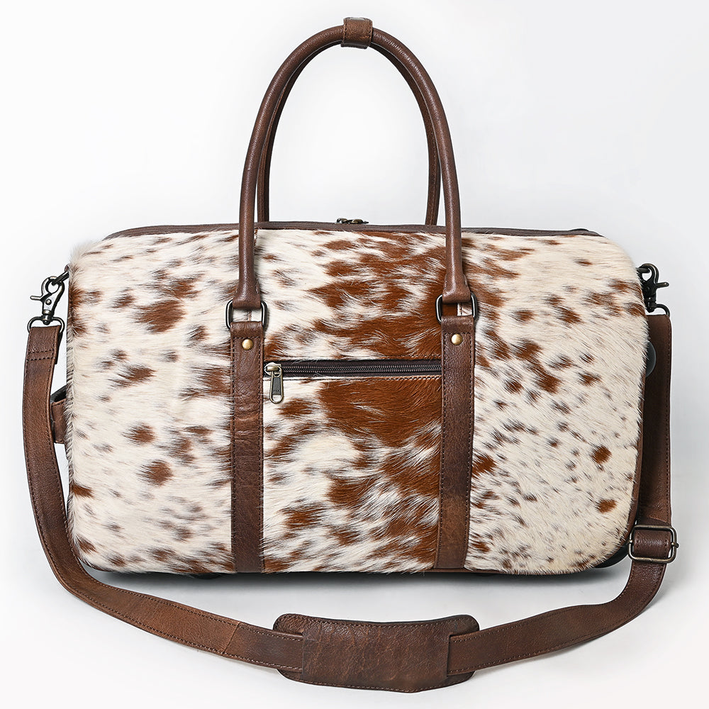 American Darling Duffel Hair On Genuine Leather Women Bag Western Handbag Purse
