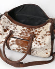 American Darling Duffel Hair On Genuine Leather Women Bag Western Handbag Purse