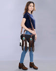 American Darling ADBG1091A Tote Hair-On Genuine Leather women bag western handbag purse