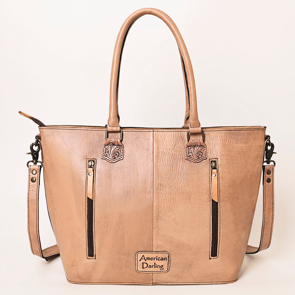 American Darling Hand Tooled Genuine Leather Women Bag Western Handbag Purse