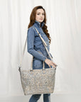American Darling Hand Tooled Genuine Leather Women Bag Western Handbag Purse