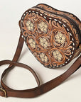American Darling ADBGA425 Hand Tooled Genuine Leather Women Bag Western Handbag Purse