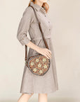 American Darling ADBGA425 Hand Tooled Genuine Leather Women Bag Western Handbag Purse