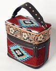 ADBGA427 American Darling Hand Tooled Saddle Blanket Genuine Leather Women Bag Western Handbag Purse