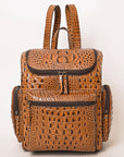American Darling ADBG1250 Crocodile Embossed Genuine Leather Women Bag Western Handbag Purse