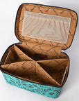 American Darling Jewelry Case Hand Tooled Genuine Leather Women Bag Western Handbag Purse