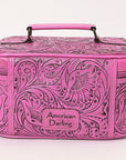 American Darling Jewelry Case Hand Tooled Genuine Leather Women Bag Western Handbag Purse