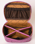 American Darling Jewelry Case Hand Tooled Genuine Leather Women Bag Western Handbag Purse
