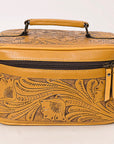 American Darling Jewelry Case Hand Tooled Genuine Leather Women Bag Western Handbag Purse