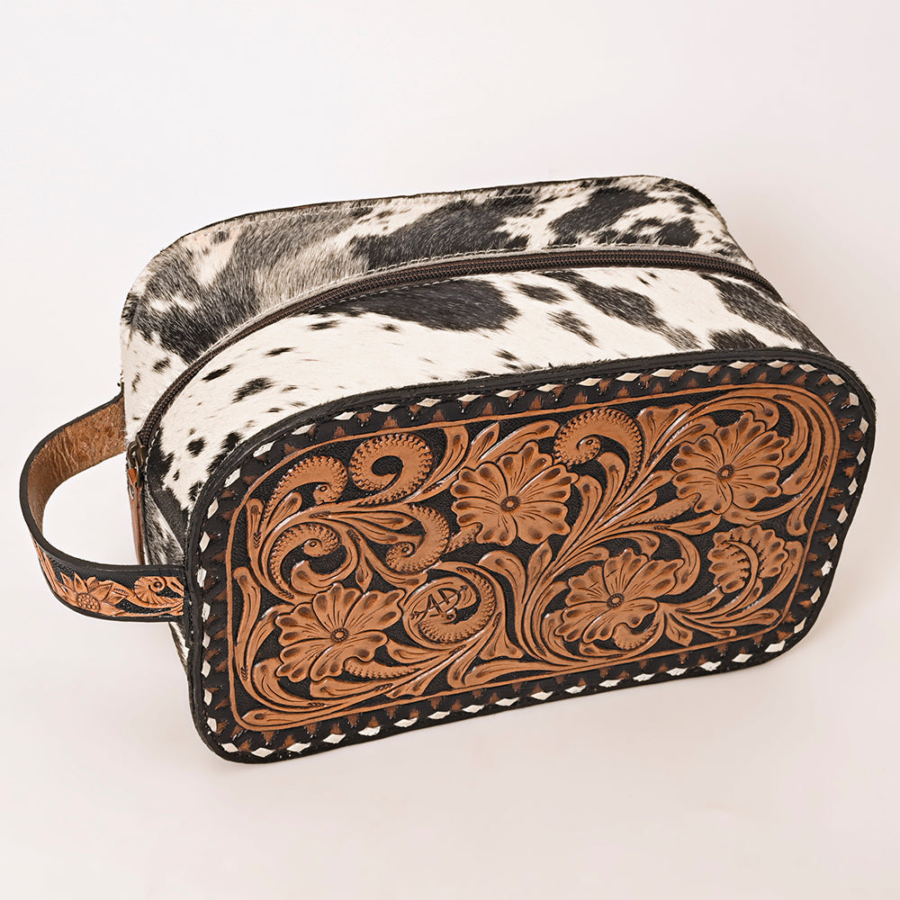 American Darling ADBG1255 Hand Tooled Hair-On Genuine Leather Women Bag Western Handbag Purse