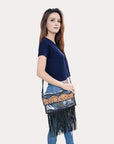 American Darling ADBG1256 Hand Tooled Genuine Leather Women Bag Western Handbag Purse
