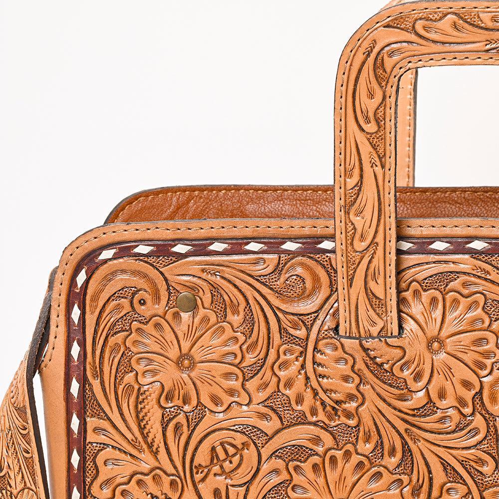 American Darling ADBG1259 Hand Tooled Genuine Leather Women Bag Western Handbag Purse