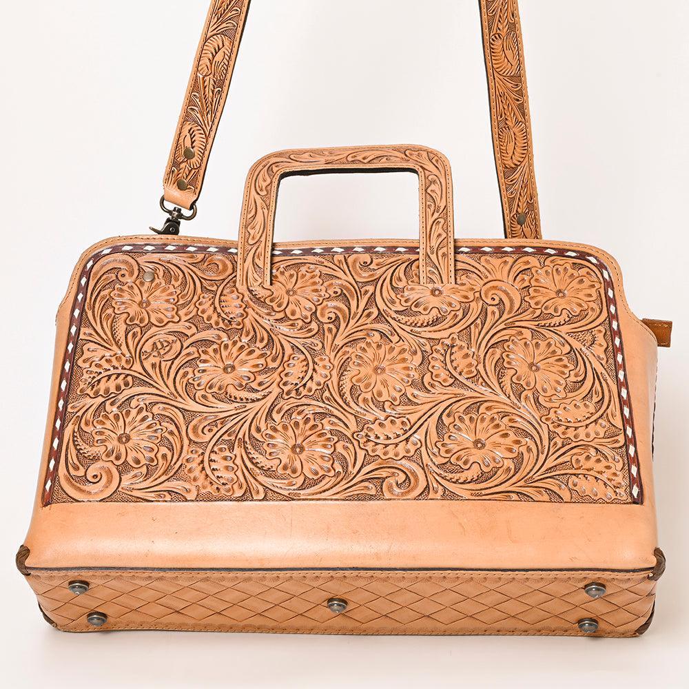 American Darling ADBG1259 Hand Tooled Genuine Leather Women Bag Western Handbag Purse